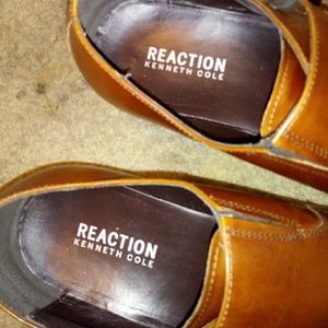 Kenneth Cole brown leather Monk strap